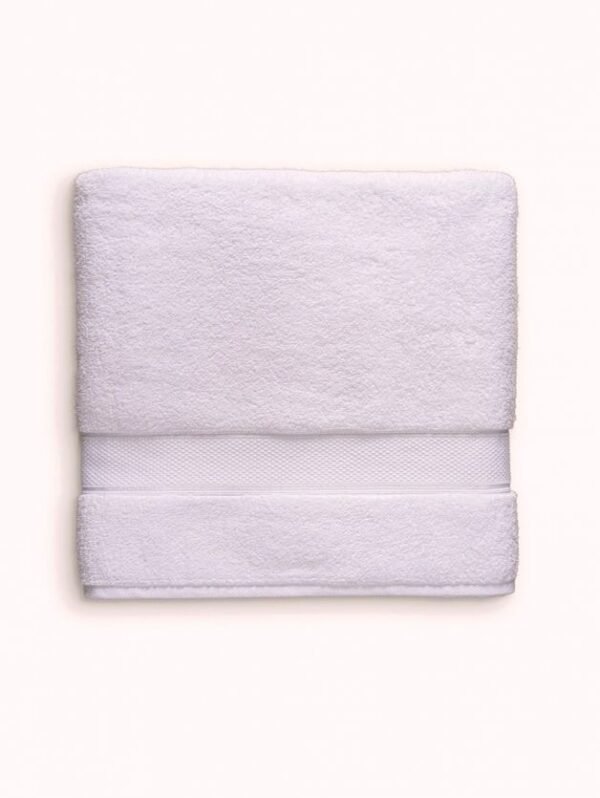 Crest White Bath Towel - Image 2
