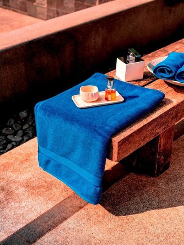 Crest Royal Blue Bath Towel