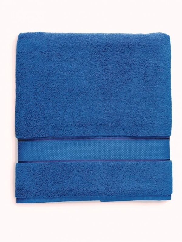 Crest Royal Blue Bath Towel - Image 2