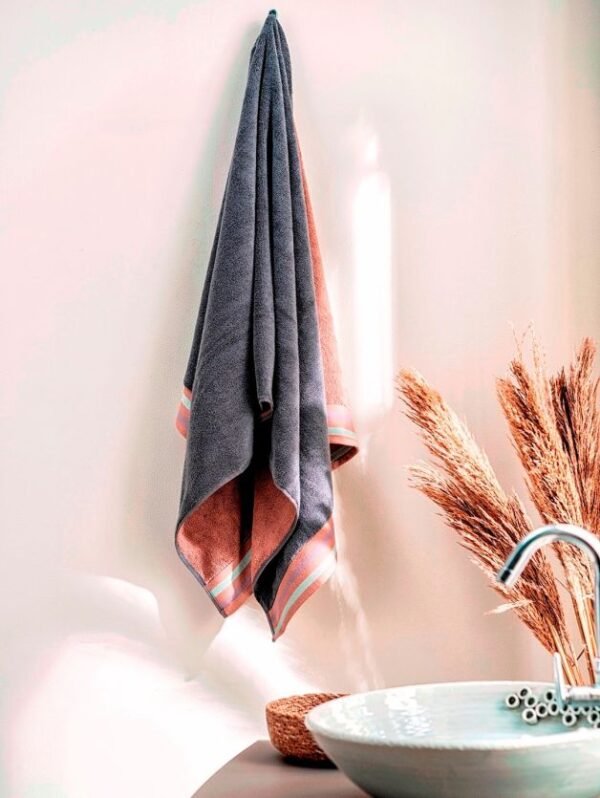 Zest Natural Charcoal Bath Towel
