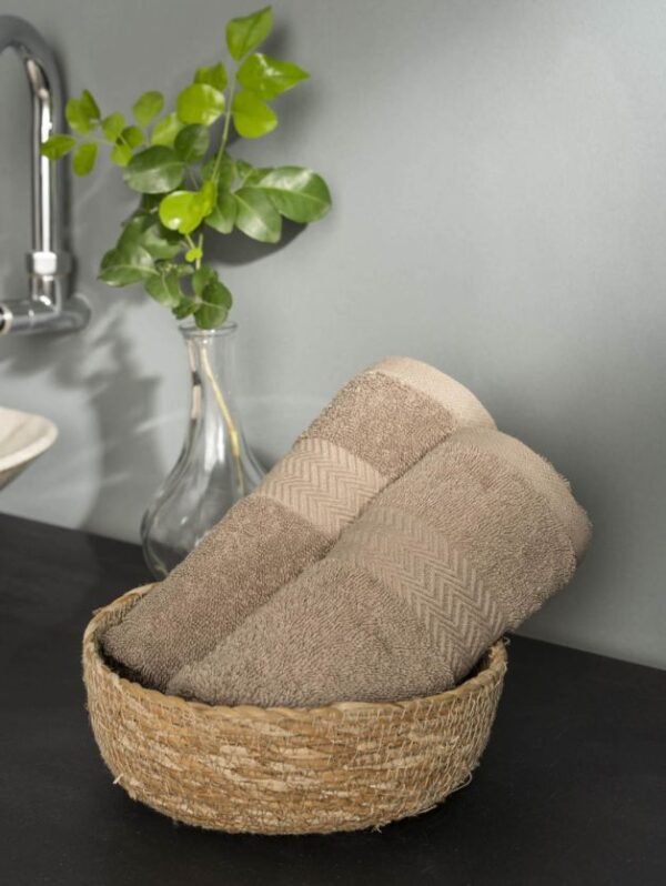Beige Towel - 500gsm - Image 2