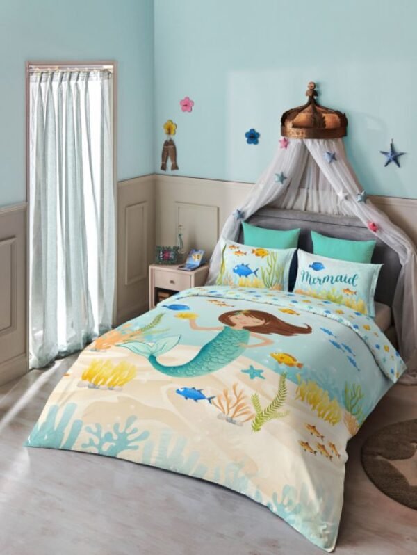 Mermaid-SINGLE BEDSHEET SET