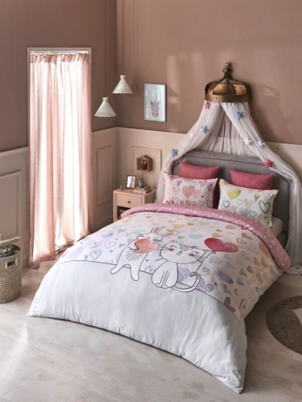 Hearts- Single Bedsheet Set