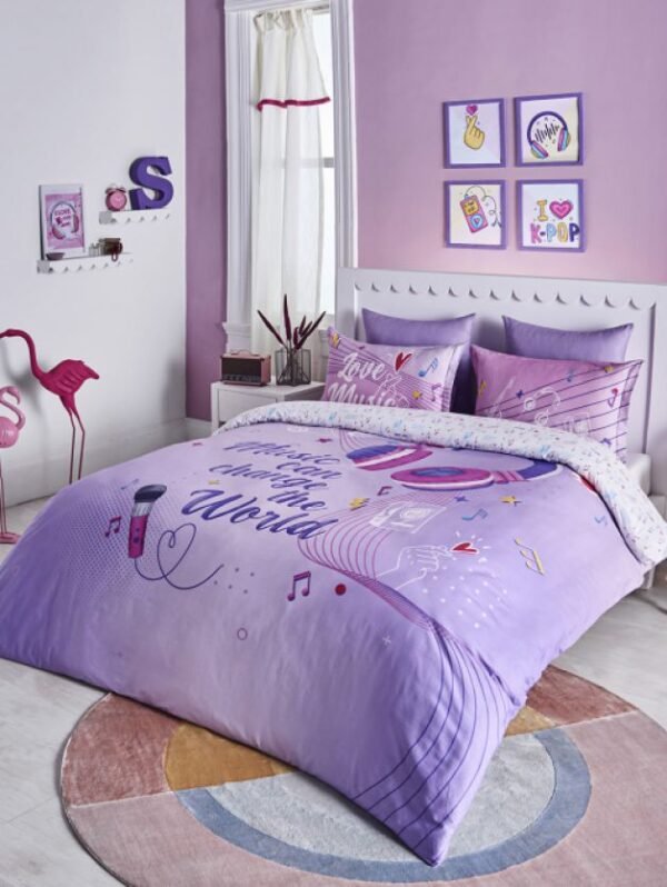 Music -Single Bedsheet set