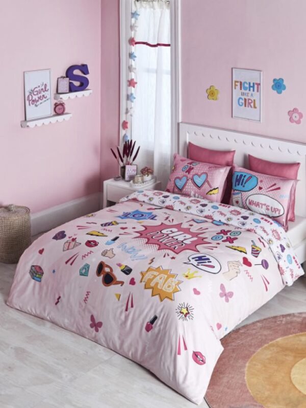 Girl Power-Single Bedsheet Set